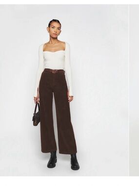 Reformation Jeans Brown Corduroy Pants